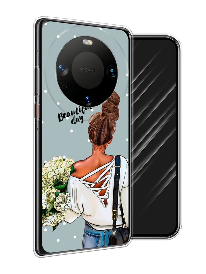 

Чехол Awog на Huawei Mate 60 "Beautiful day", Голубой;коричневый;бежевый, 6122150-1
