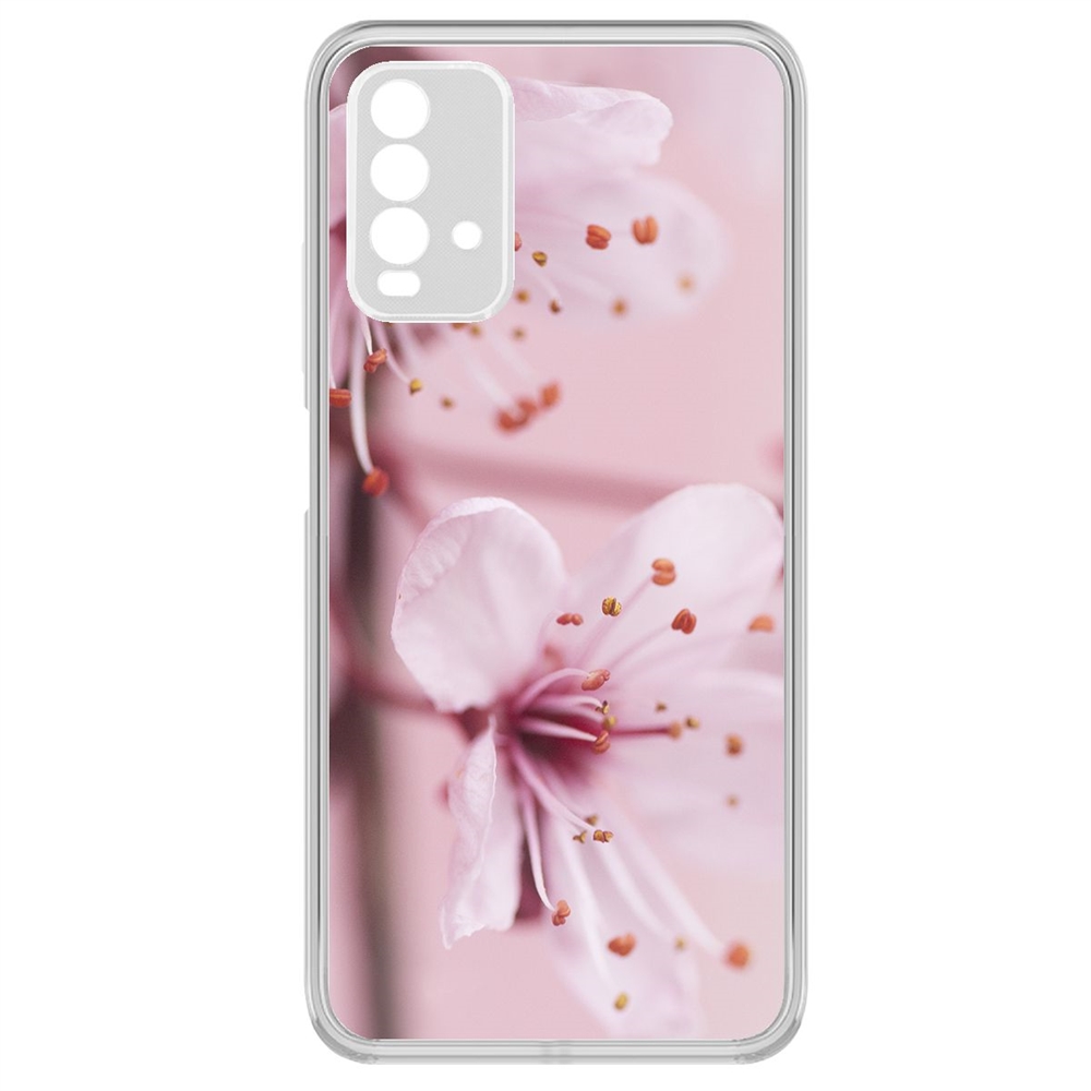 фото Чехол-накладка krutoff clear case весна для xiaomi redmi 9t