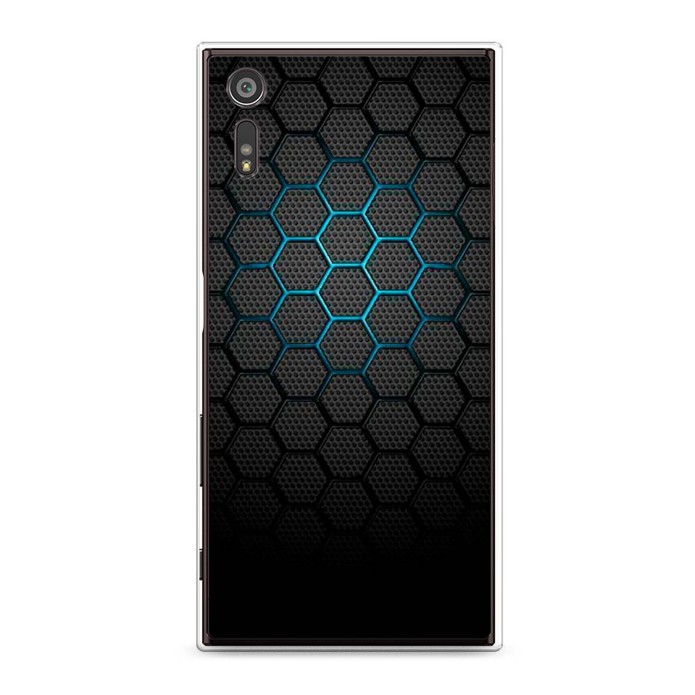 

Чехол Awog "Бирюзовые соты" для Sony Xperia XZ, 51450-3
