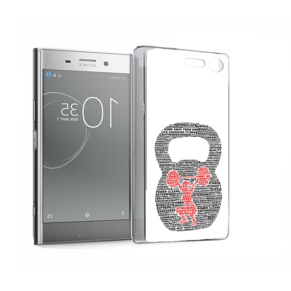 

Чехол MyPads Tocco для Sony Xperia XZ Premium бодибилдинг гиря из слов (PT67145.226.232), Прозрачный, Tocco