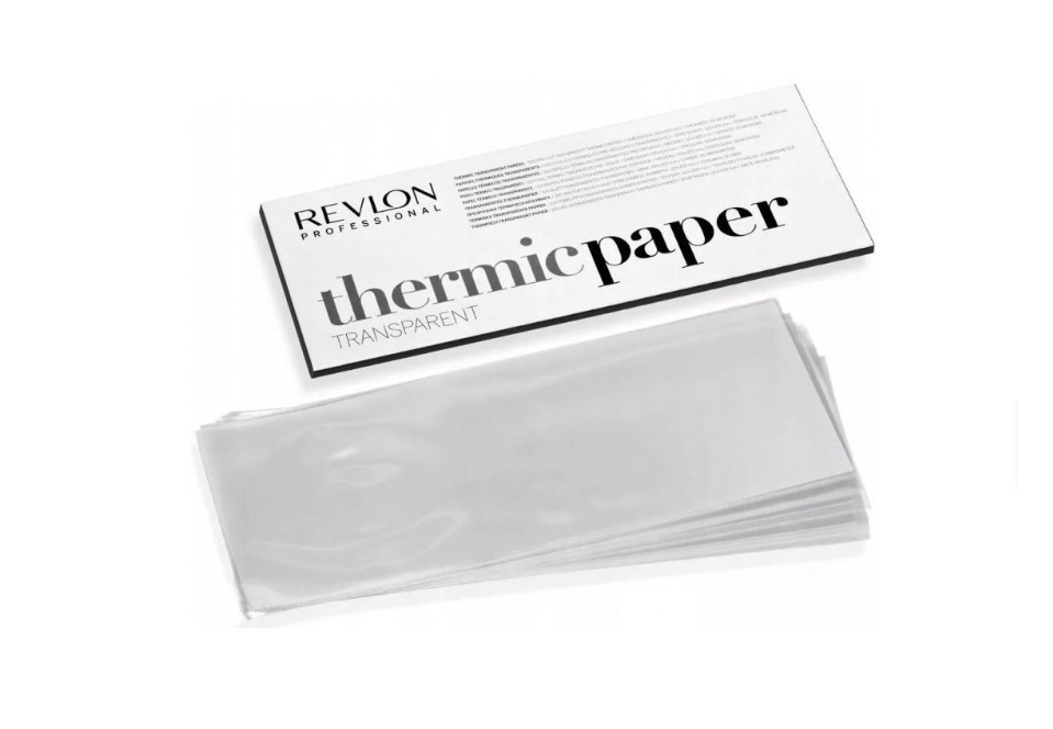 Фольга для окрашивания REVLON termic paper transparent *100