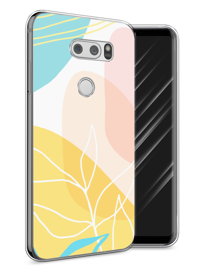 

Чехол Awog на LG V30 "Летнее настроение", Желтый;голубой;розовый, 83050-10