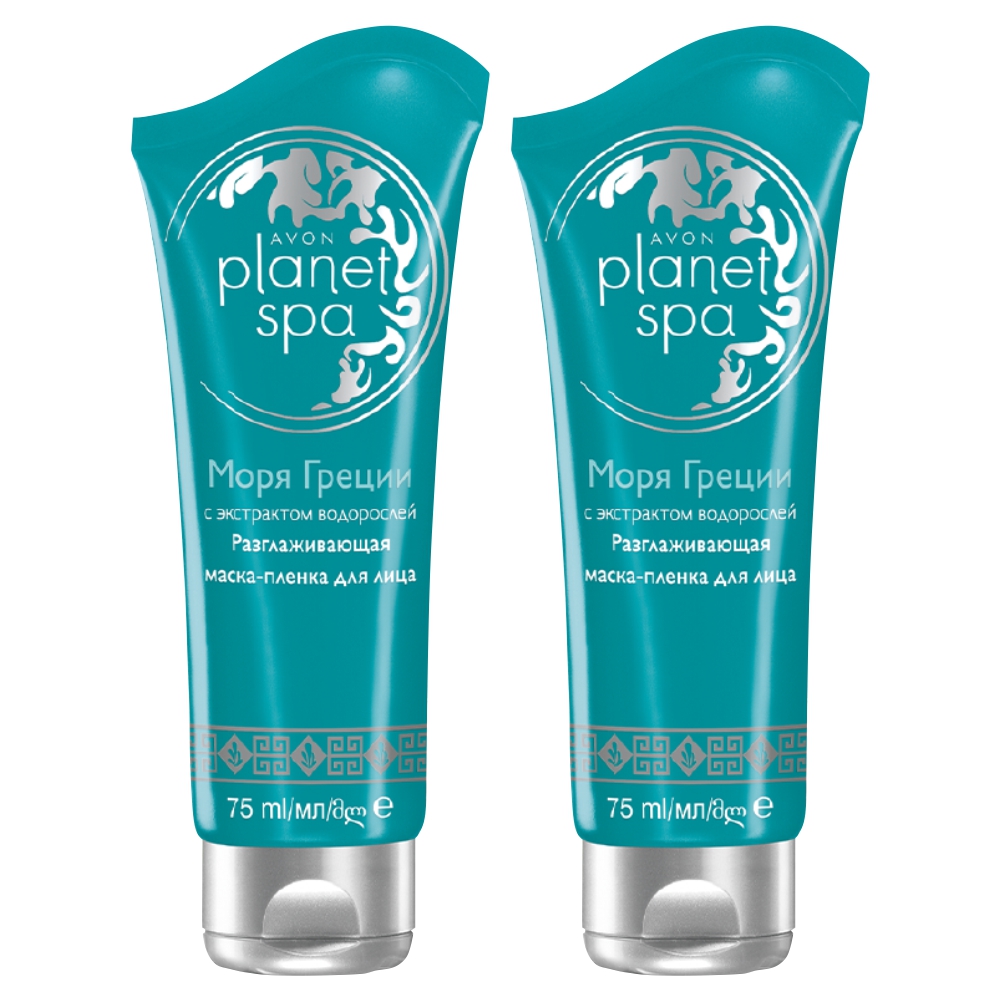 Маска-пленка для лица Avon planet spa Моря Греции с водорослями 75мл 2 шт