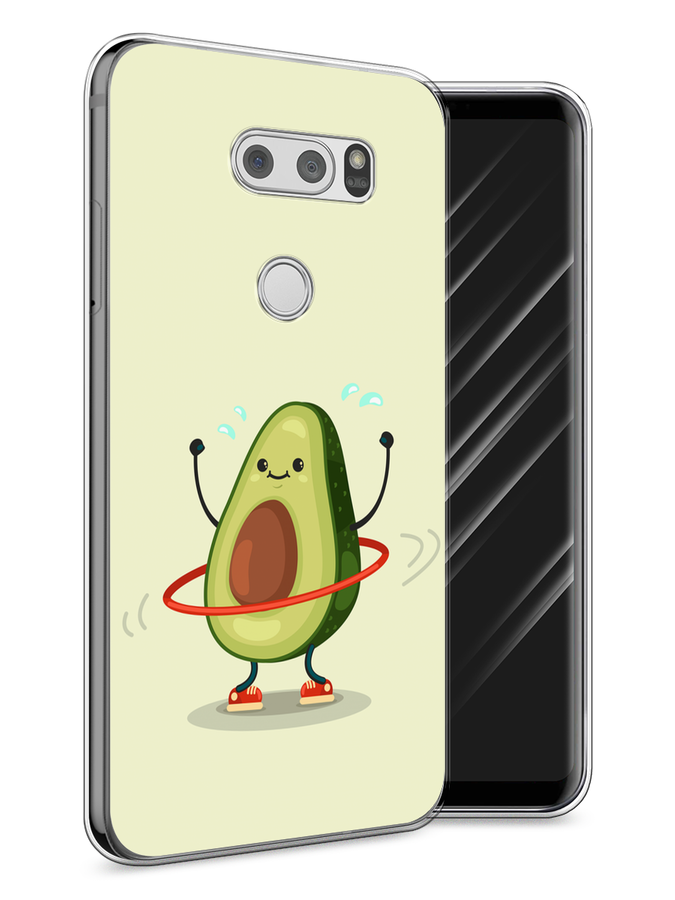 

Чехол Awog на LG V30 "Авокадо с обручем", Бежевый, 83050-10