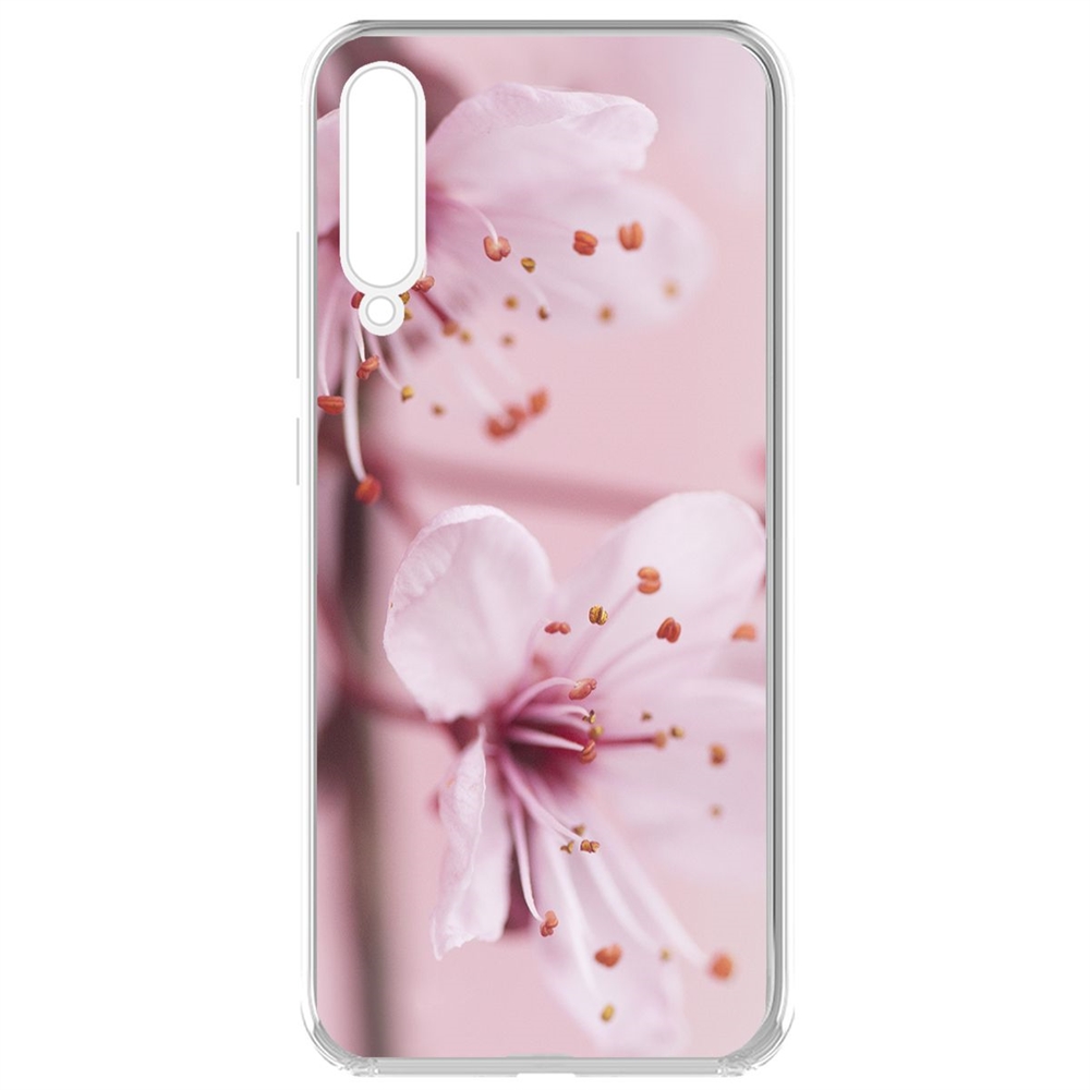 фото Чехол-накладка krutoff clear case весна для xiaomi mi a3