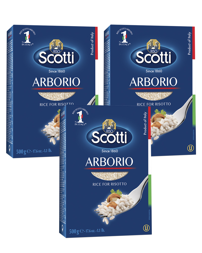 

Рис Risо Scotti шлифованный длиннозерный Арборио 500 гр. х 3, 4353057