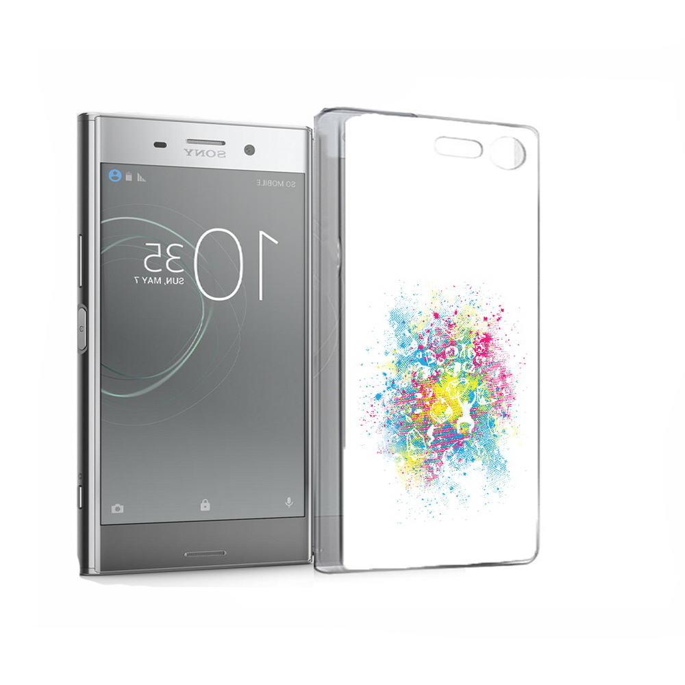 

Чехол MyPads Tocco для Sony Xperia XZ Premium акварель абстракция (PT67145.226.214), Прозрачный, Tocco