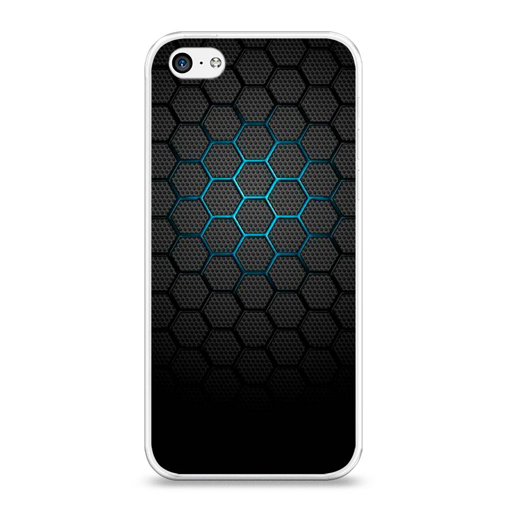 

Чехол Awog на Apple iPhone 5C / Айфон 5C "Бирюзовые соты", 10250-3