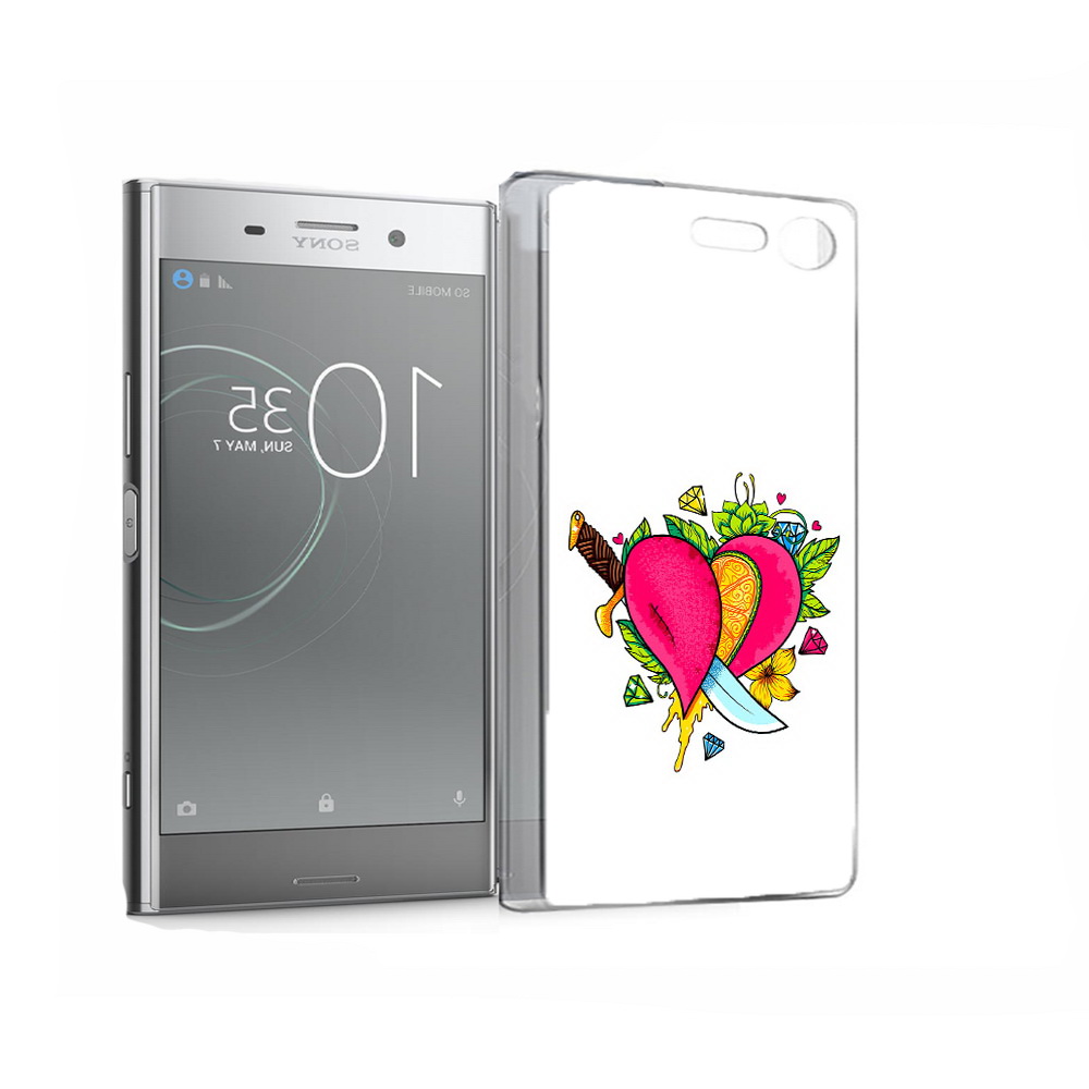 

Чехол MyPads Tocco для Sony Xperia XZ Premium Фруктовое сердце (PT67145.226.188), Прозрачный, Tocco