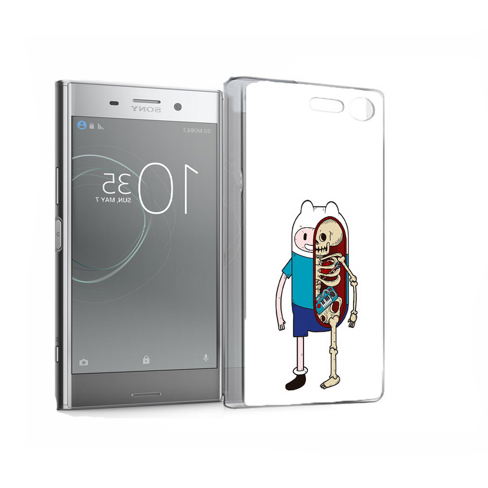 

Чехол MyPads Tocco для Sony Xperia XZ Premium Финн скелет (PT67145.226.187), Прозрачный, Tocco