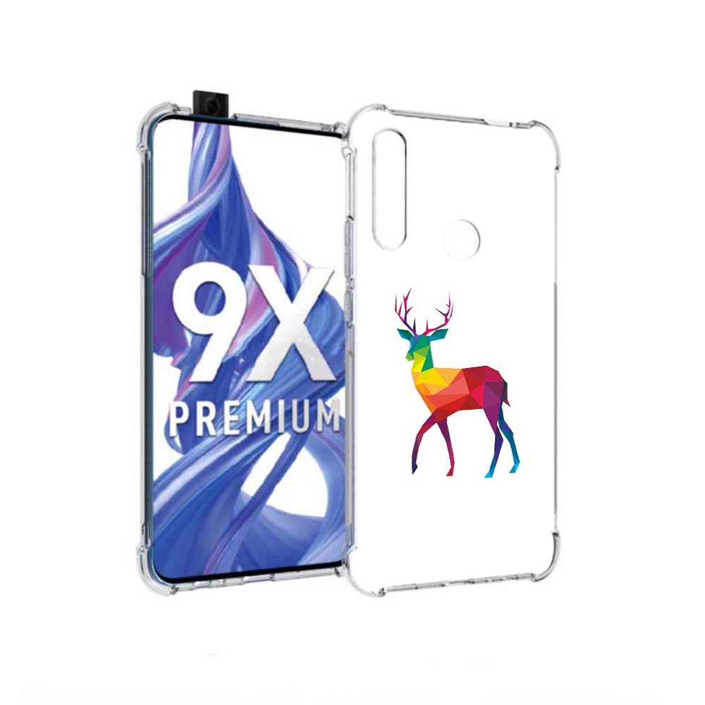 

Чехол MyPads Tocco для Honor 9X геометрический олень (PT139835.22.286), Прозрачный, Tocco