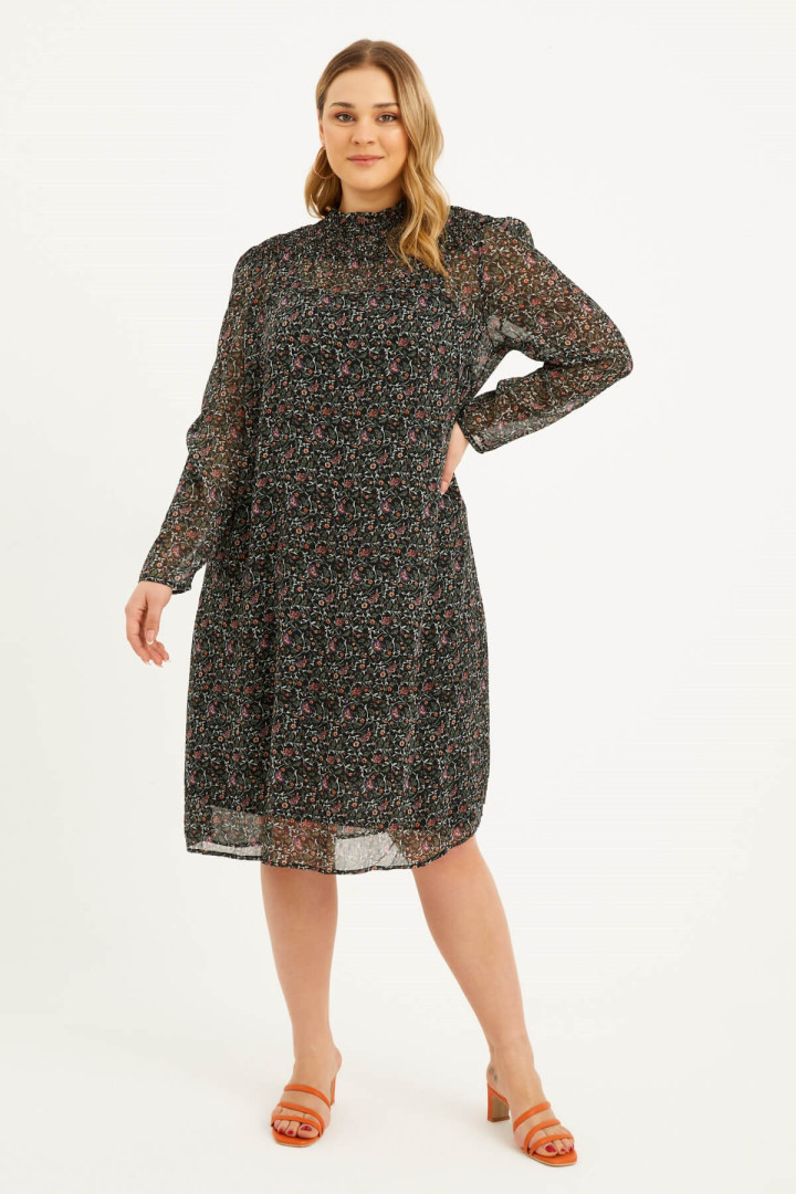 

Платье женское My Line Moda 1472 зеленое 44 RU (товары доставляются из-за рубежа), 1472