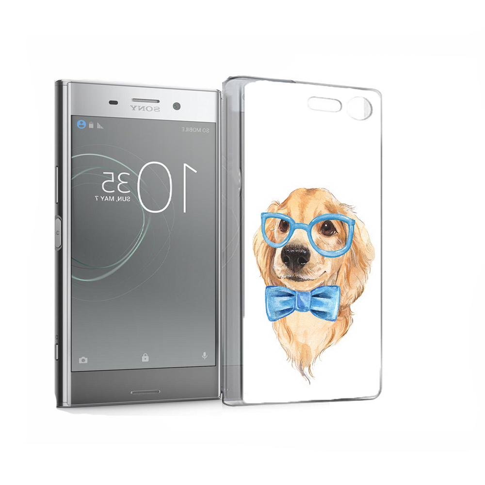 

Чехол MyPads Tocco для Sony Xperia XZ Premium Собака интеллигент (PT67145.226.159), Прозрачный, Tocco