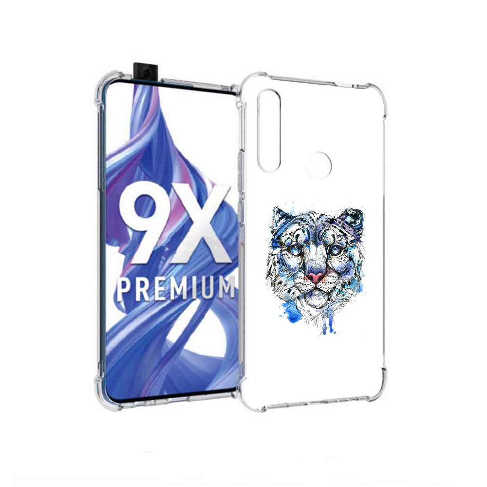 

Чехол MyPads Tocco для Honor 9X водяной тигр (PT139835.22.263), Прозрачный, Tocco