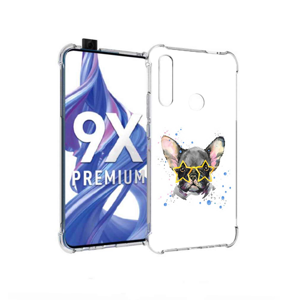 

Чехол MyPads Tocco для Honor 9X буля в очках (PT139835.22.252), Прозрачный, Tocco