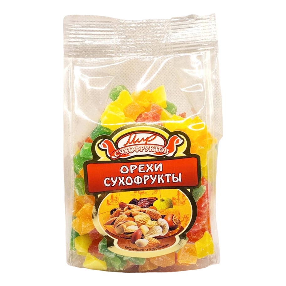 

Цукаты из ананаса сушеные кубики 200 г