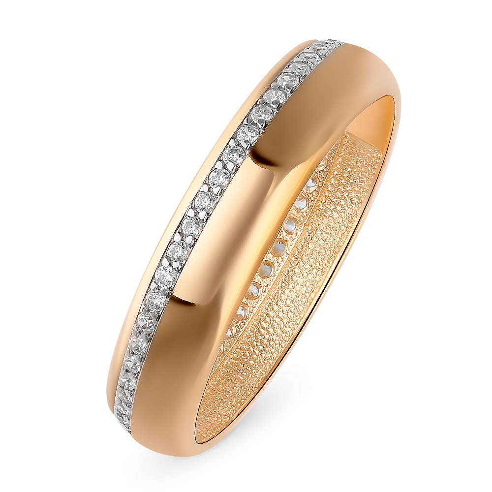 

Кольцо из золота р.  585Gold 601007739, фианит, 601007739
