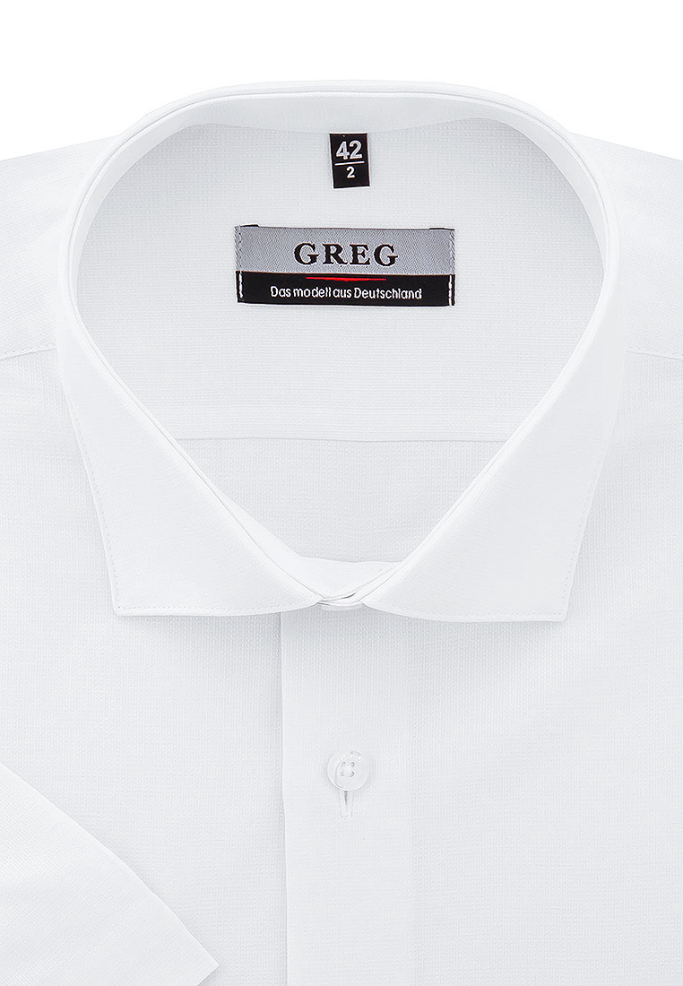 

Рубашка мужская Greg 01-00001316 белая 39, Белый, 01-00001316