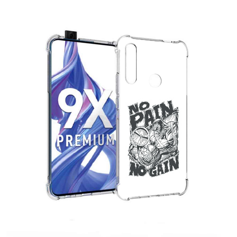 

Чехол MyPads Tocco для Honor 9X бодибилдинг тяжелая работа (PT139835.22.238), Прозрачный, Tocco