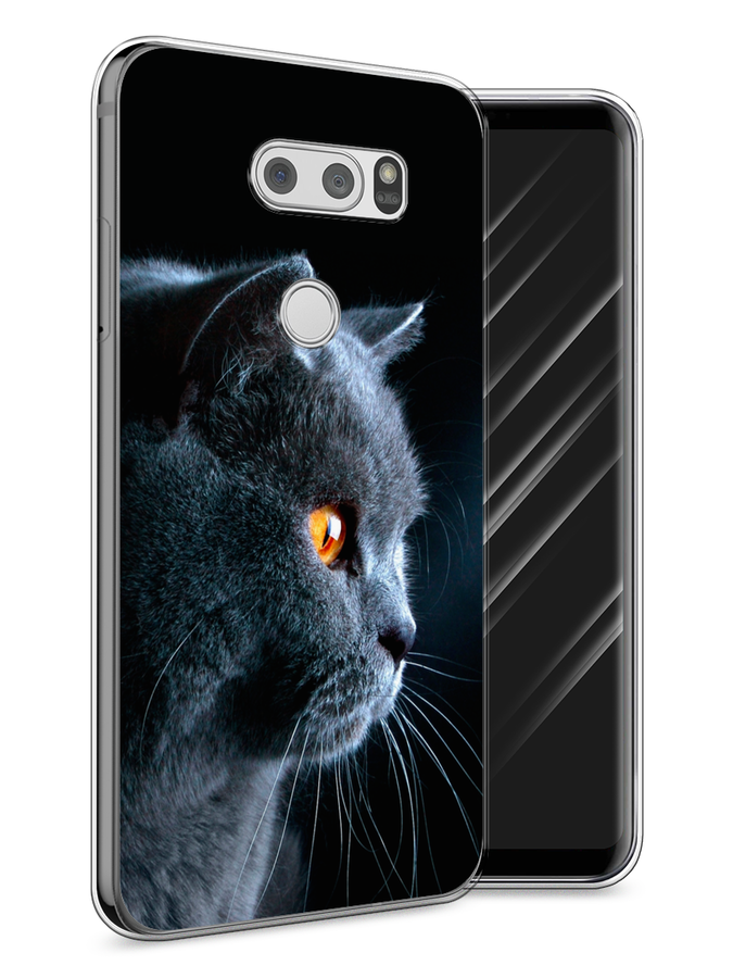 

Чехол Awog на LG V30 "Благородный кот британец", Черный;серый;оранжевый, 83050-2