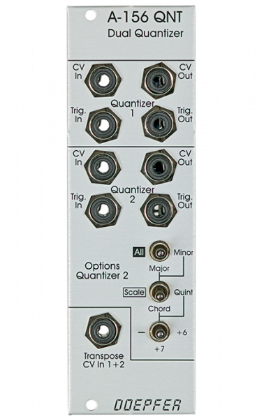 

Модульный синтезатор Doepfer A-156 Dual Quantizer, A-156 Dual Quantizer