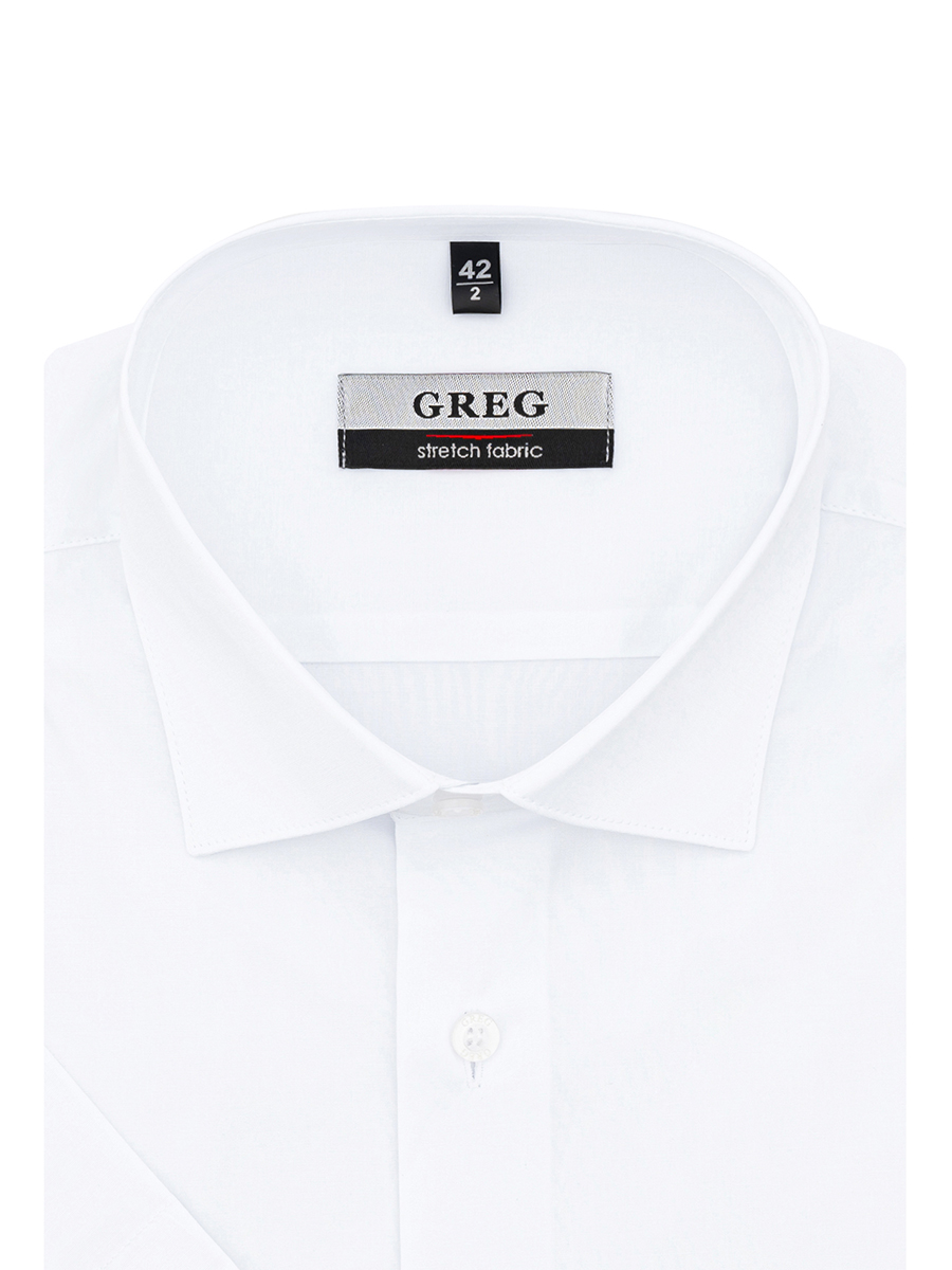 

Рубашка мужская Greg 00-00001687 белая 39, Белый, 00-00001687
