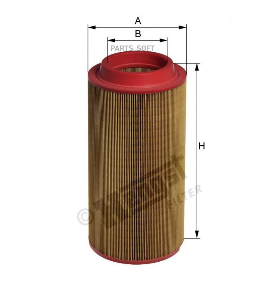 

HENGST FILTER E1900L_воздушный фильтр ! H401 D195 d118\