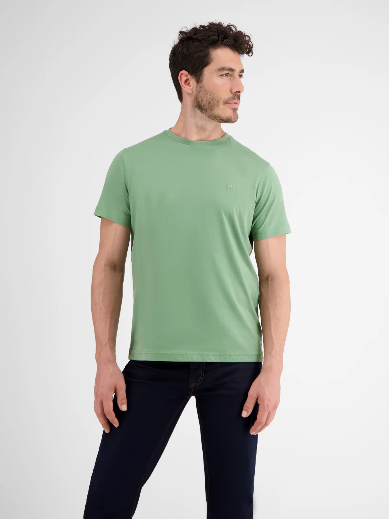 

Футболка мужская LERROS 23D3000 зеленая 3XL, Зеленый, 23D3000