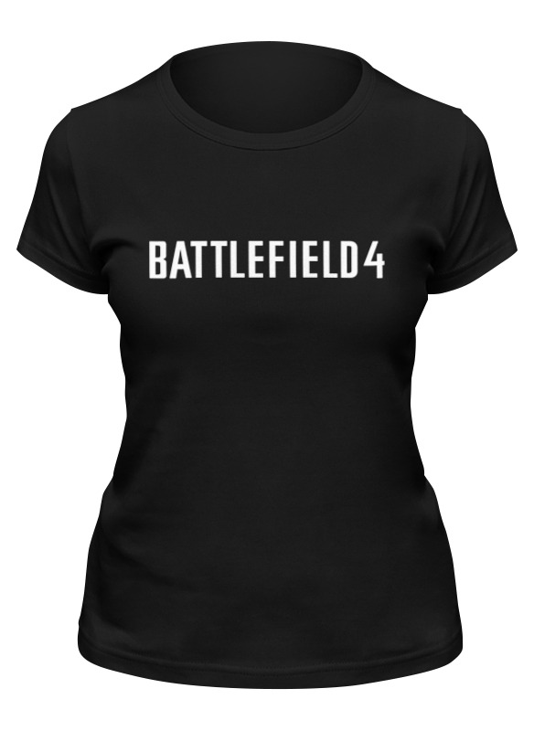 

Футболка женская Printio Battlefield 4 черная 2XL, Черный, Battlefield 4