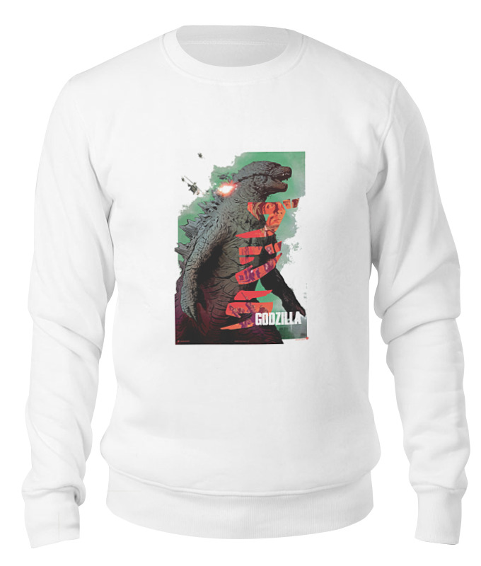 

Свитшот унисекс Printio Godzilla белый M, Godzilla