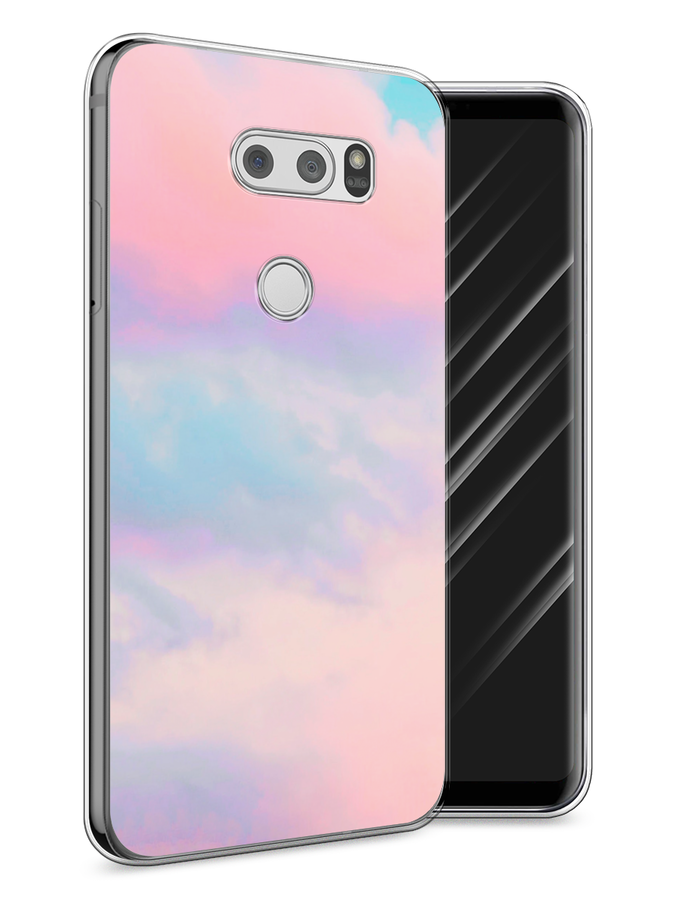 

Чехол Awog на LG V30 "Розовые облака", Розовый;фиолетовый, 83050-3