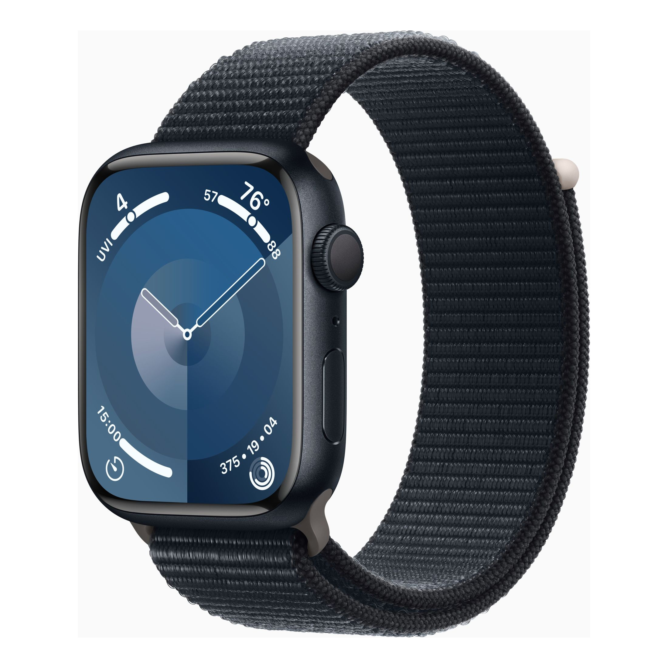 

Смарт-часы Apple Watch Series 9 45 мм, Sport loop, размер 145-220 мм, темная ночь, 1990140, Series 9