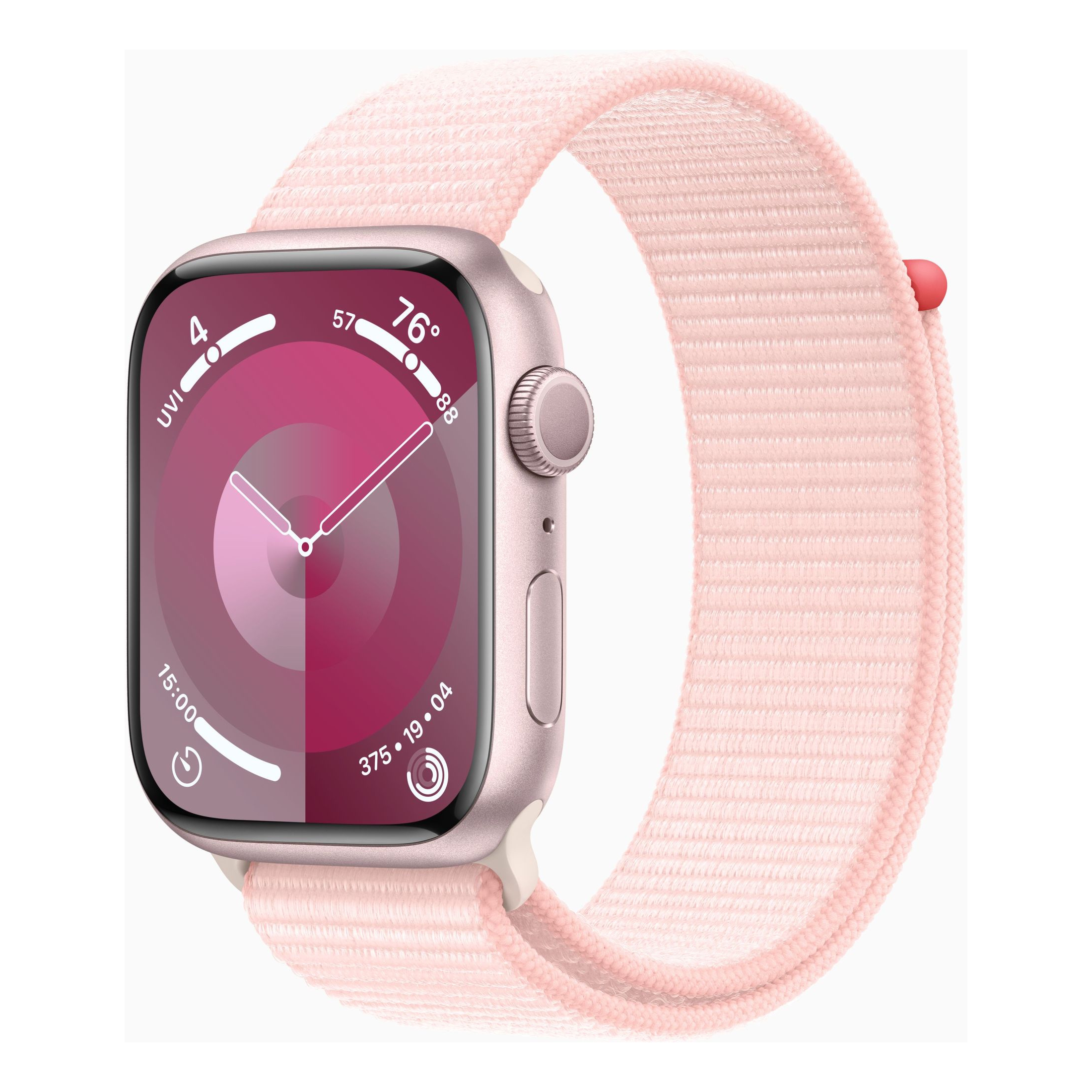 Смарт-часы Apple Watch Series 9 45 мм pink Sport loop размер 145-220 мм