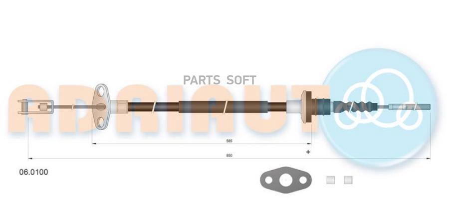 

Трос сцепления \ Daewoo Matiz 0.8-1.0 98>