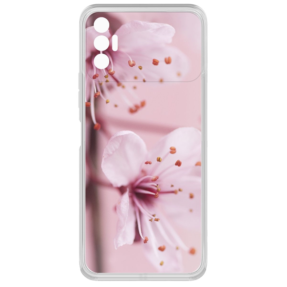 

Чехол-накладка Krutoff Clear Case Весна для TECNO Spark 8P, Разноцветный