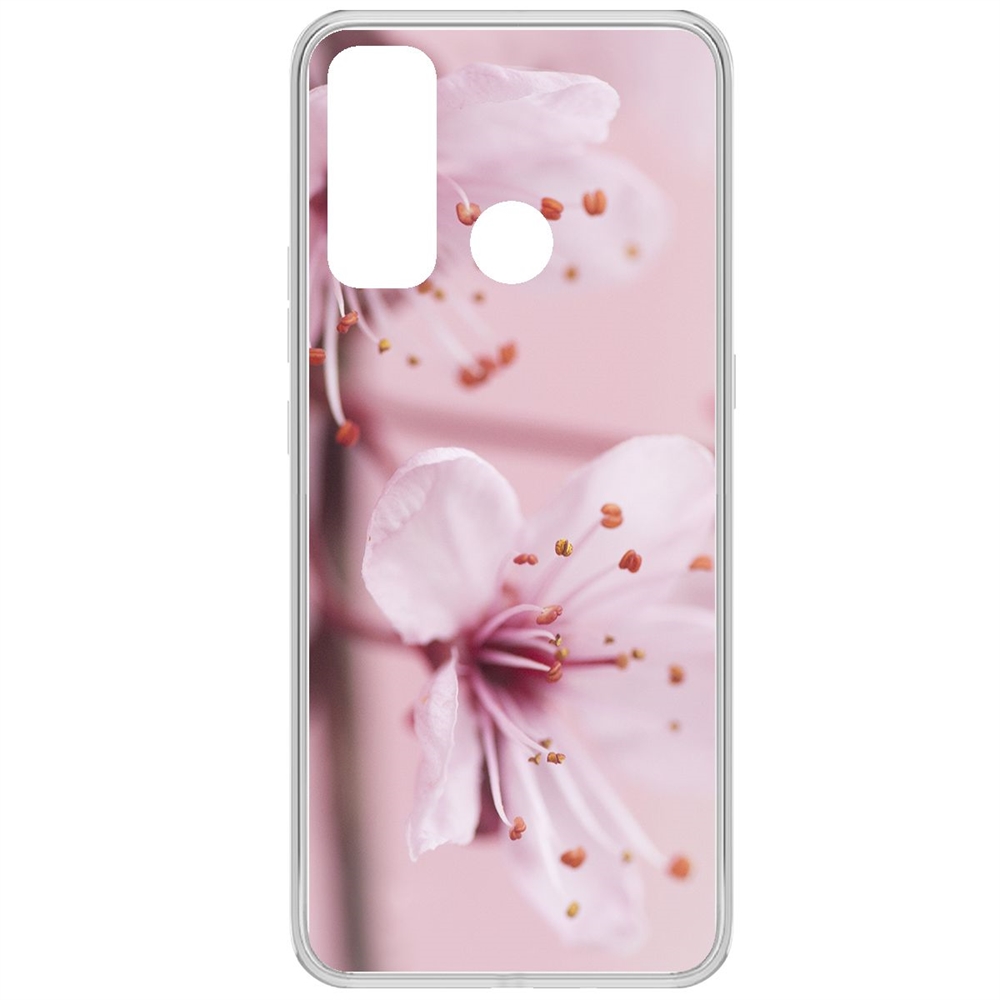 фото Чехол-накладка krutoff clear case весна для tecno pouvoir 4