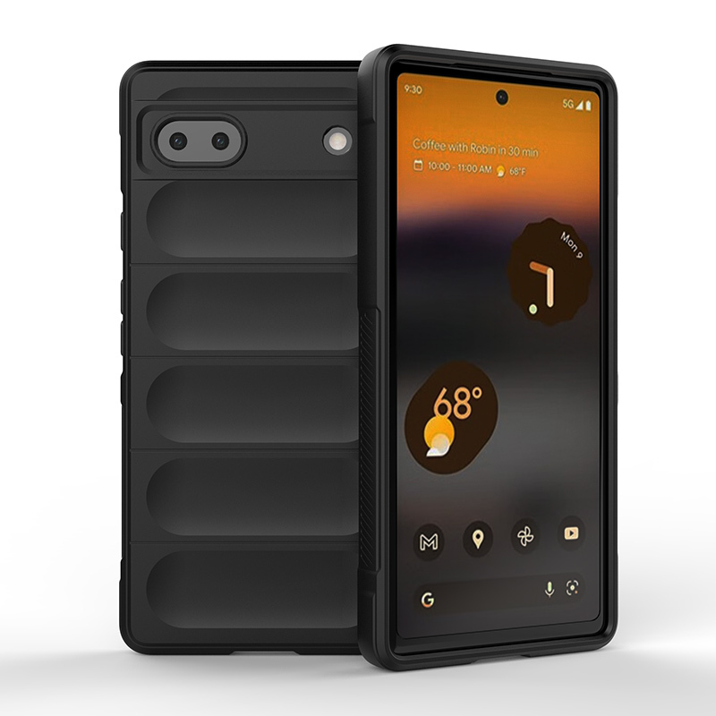 

Противоударный чехол Flexible Case для Google Pixel 6A, черный, Flexible Case