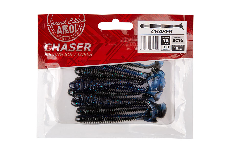 

Силикон Akkoi Chaser 3.0" 75 мм. SC 16, Синий, 00-00023585