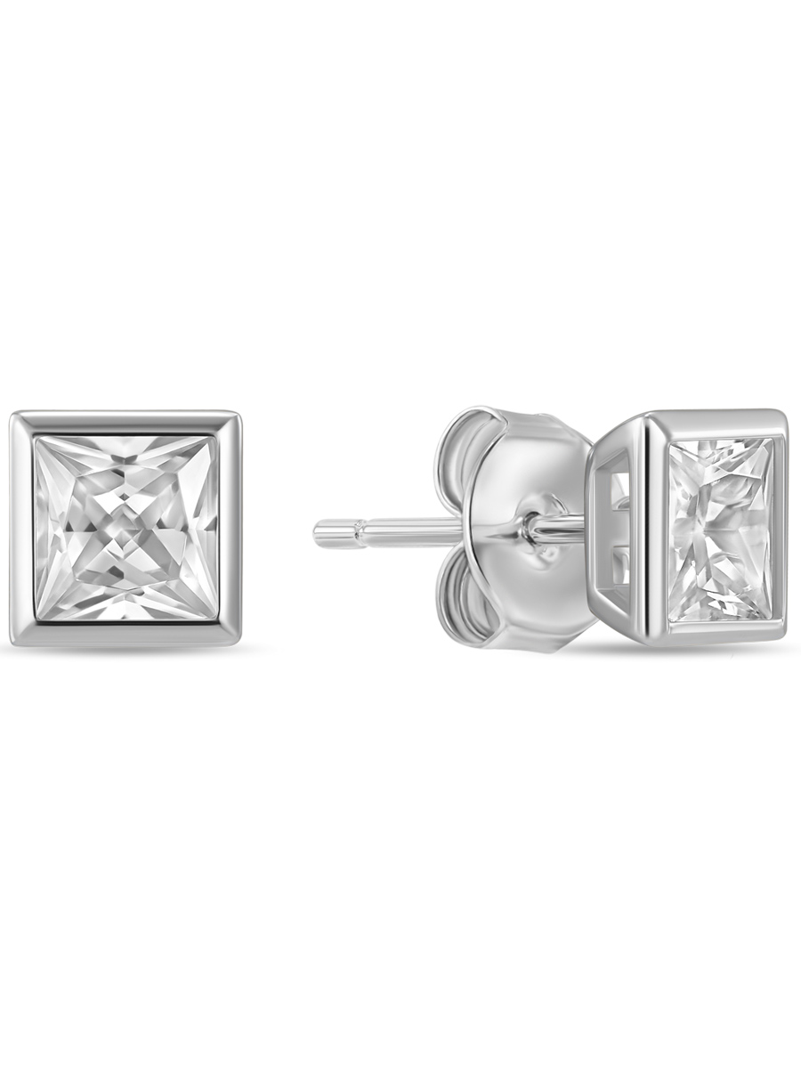Серьги из серебра с фианитом MIUZ Diamonds (Московский ювелирный завод) E2036-SL-3498-5