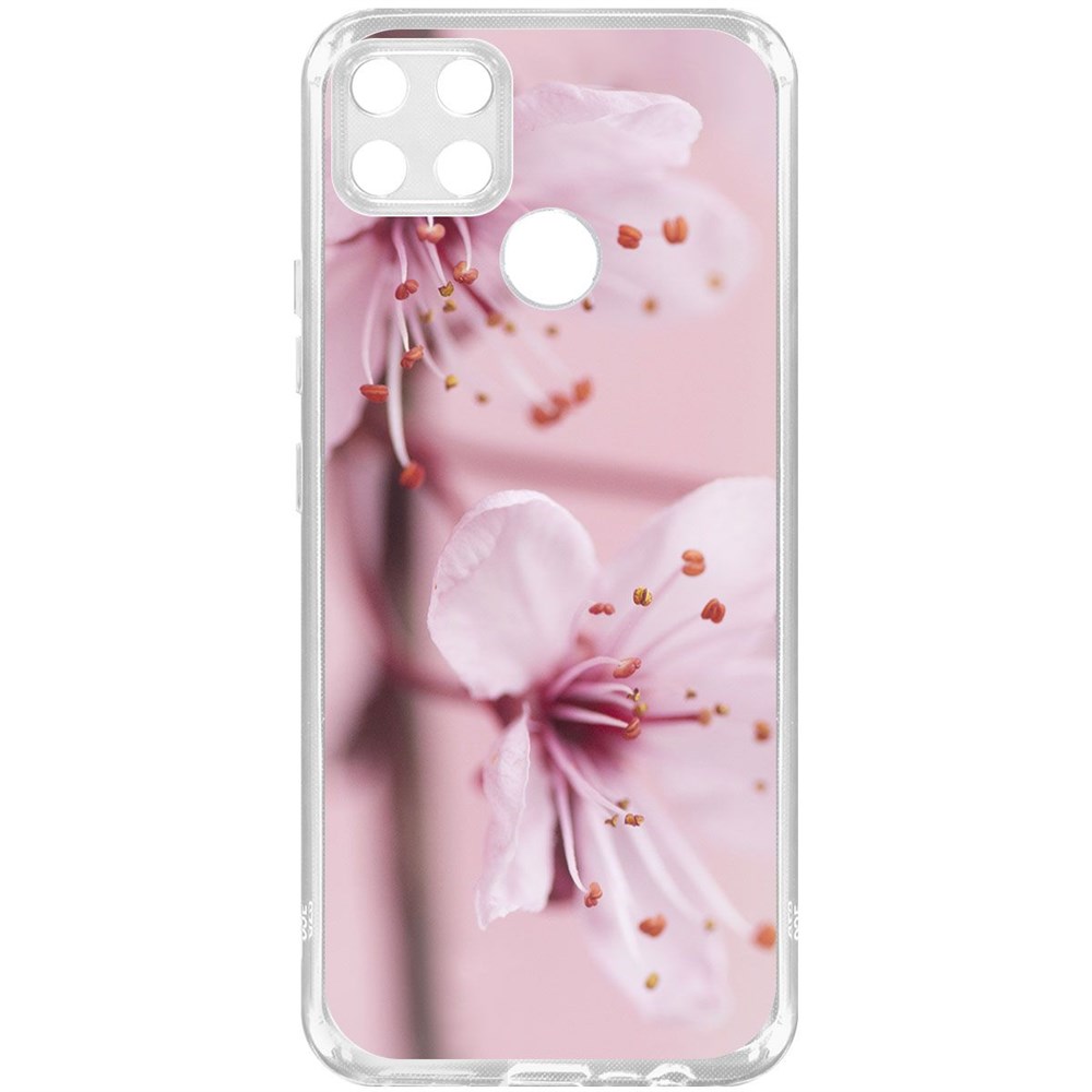 фото Чехол-накладка krutoff clear case весна для realme c25s