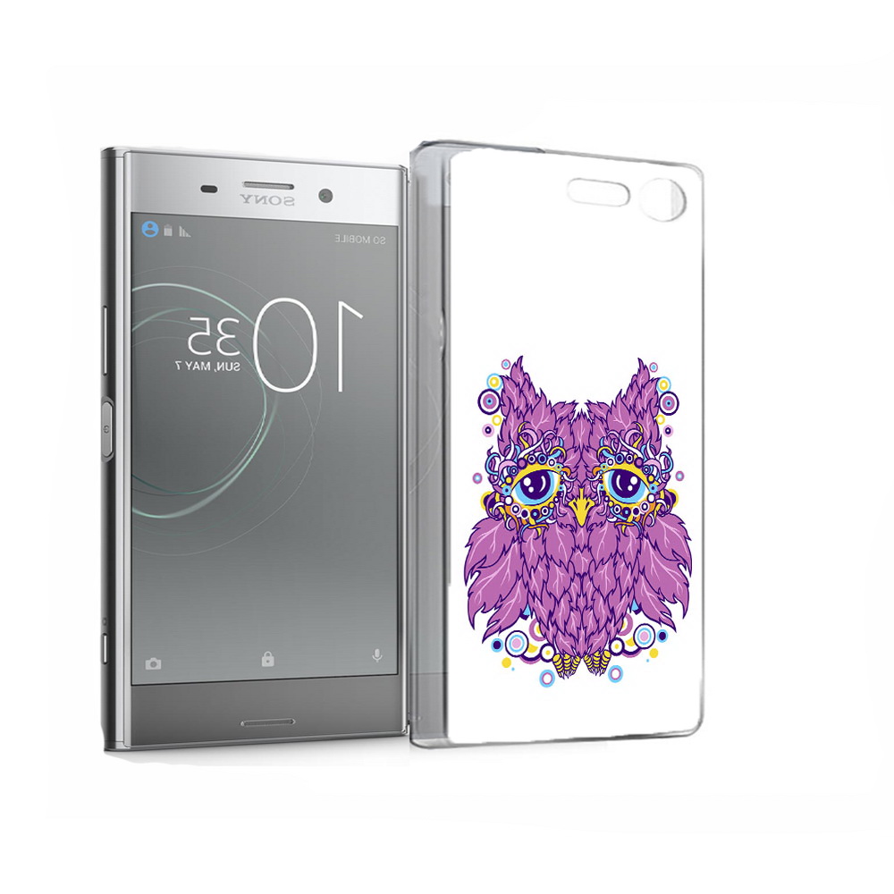 

Чехол MyPads Tocco для Sony Xperia XZ Premium Розовая сова (PT67145.226.147), Прозрачный, Tocco