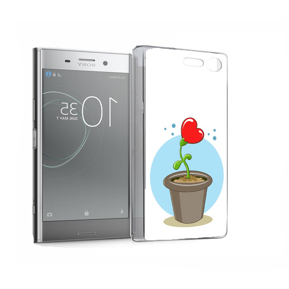 

Чехол MyPads Tocco для Sony Xperia XZ Premium Растение любви 14 февраля (PT67145.226.145), Прозрачный, Tocco