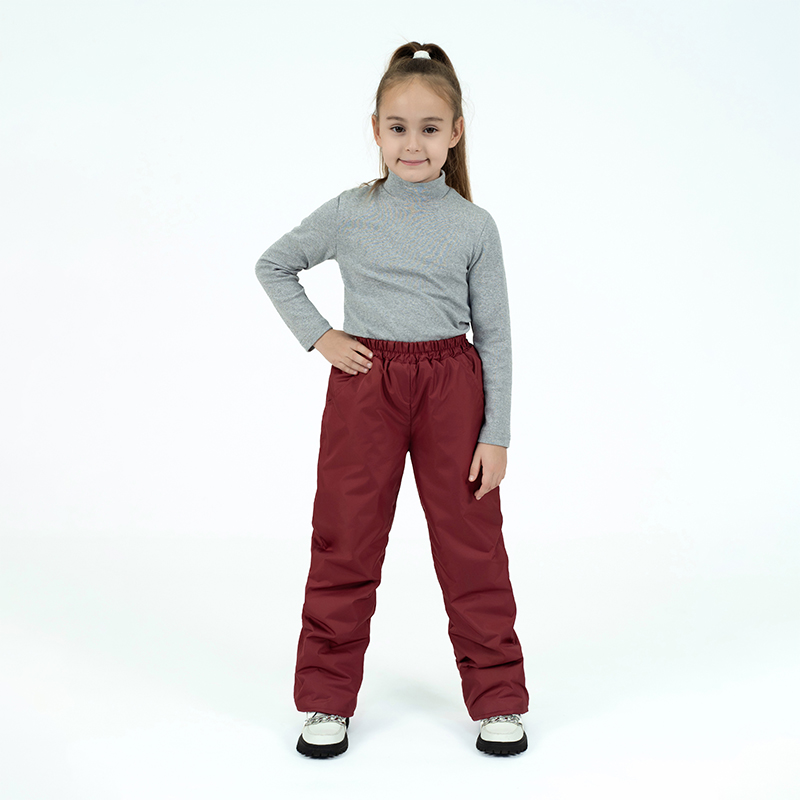 Брюки детские Arctic Kids 10-003, бордо, 128 ползунки детские rant hugs and kisses arctic grey р 62