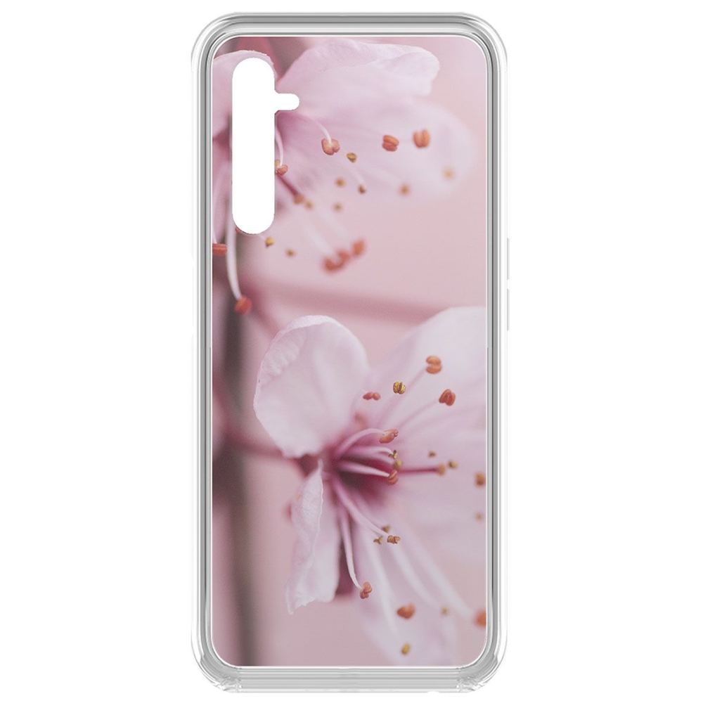 фото Чехол-накладка krutoff clear case весна для realme 6 pro