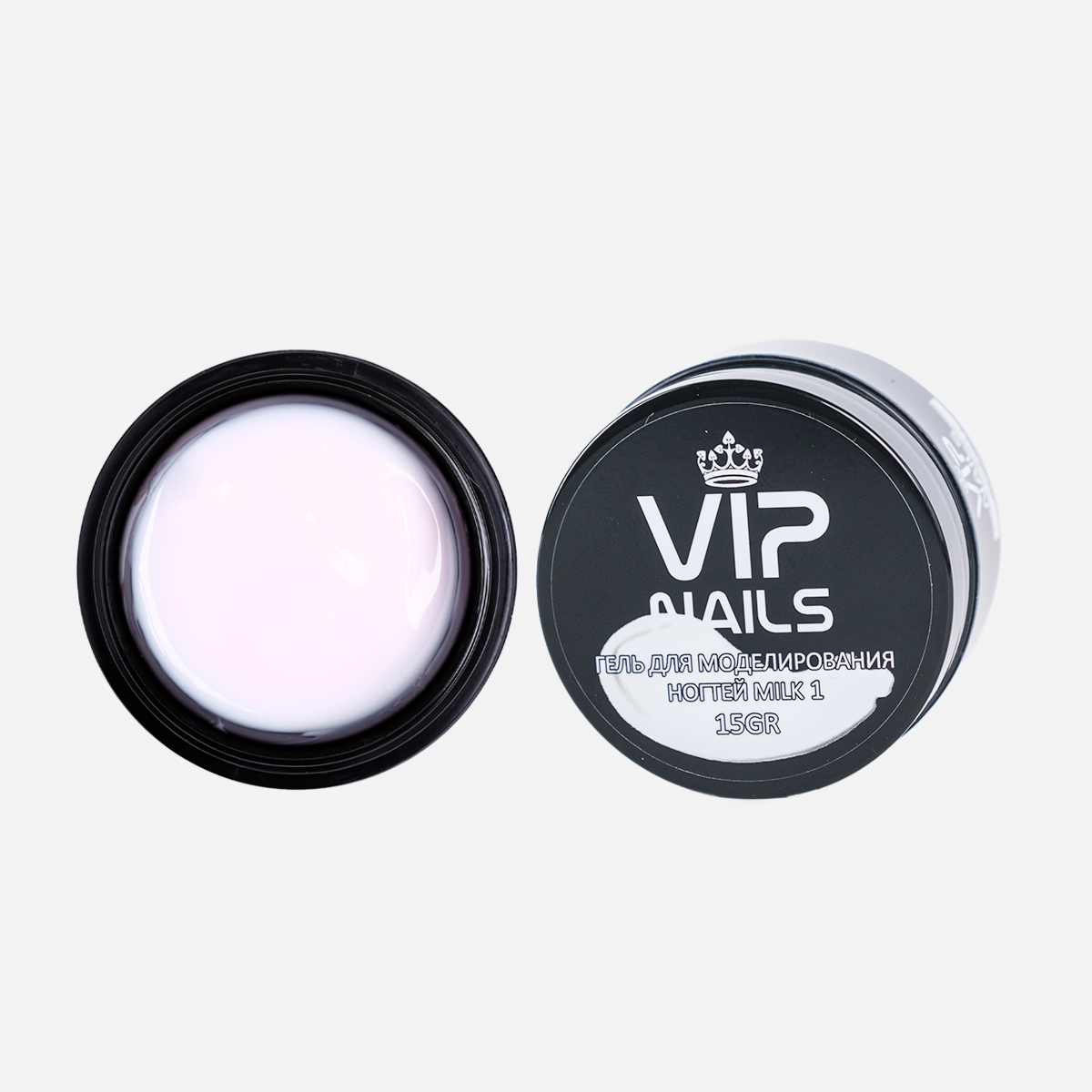 Твердый гель для наращивания и моделирования ногтей Vipnails молочный milk1 15г твердый гель для наращивания и моделирования ногтей vipnails cover4 15г