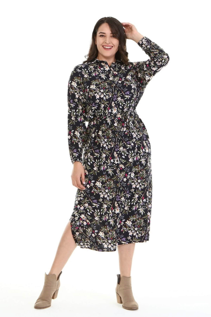 

Платье женское My Line Moda 1427 синее 48 RU, 1427