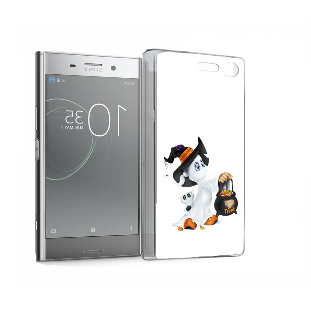 

Чехол MyPads Tocco для Sony Xperia XZ Premium Маленький призрак (PT67145.226.113), Прозрачный, Tocco