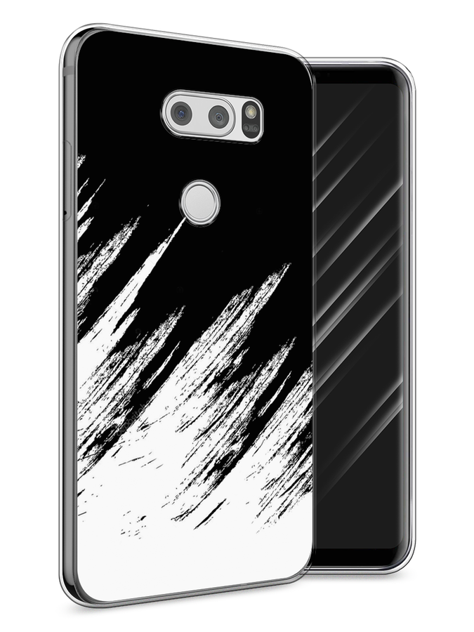 

Чехол Awog на LG V30 "Черно белые брызги", Черный;белый;бежевый, 83050-3