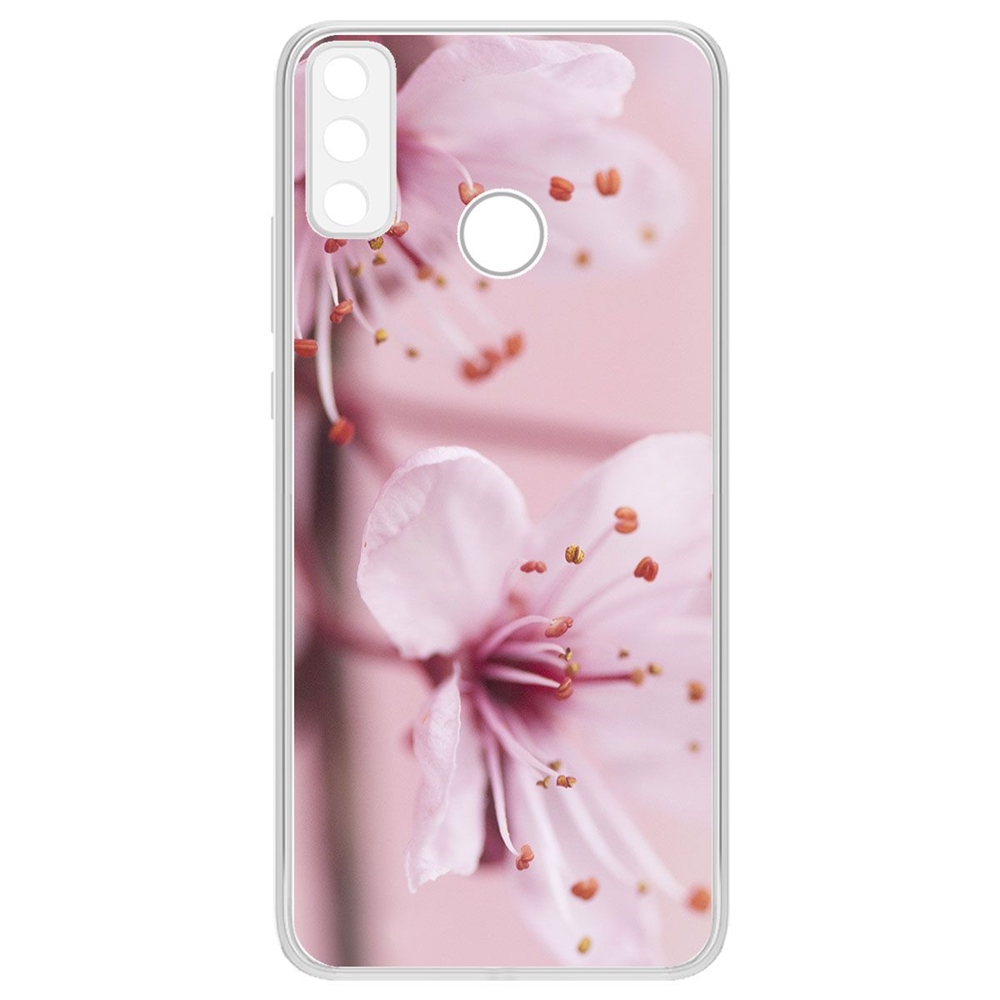 фото Чехол-накладка krutoff clear case весна для huawei y8s