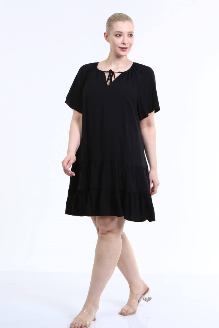 

Платье женское My Line Moda 1414 черное 48 RU (товары доставляются из-за рубежа), 1414